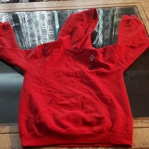 Red hoodie